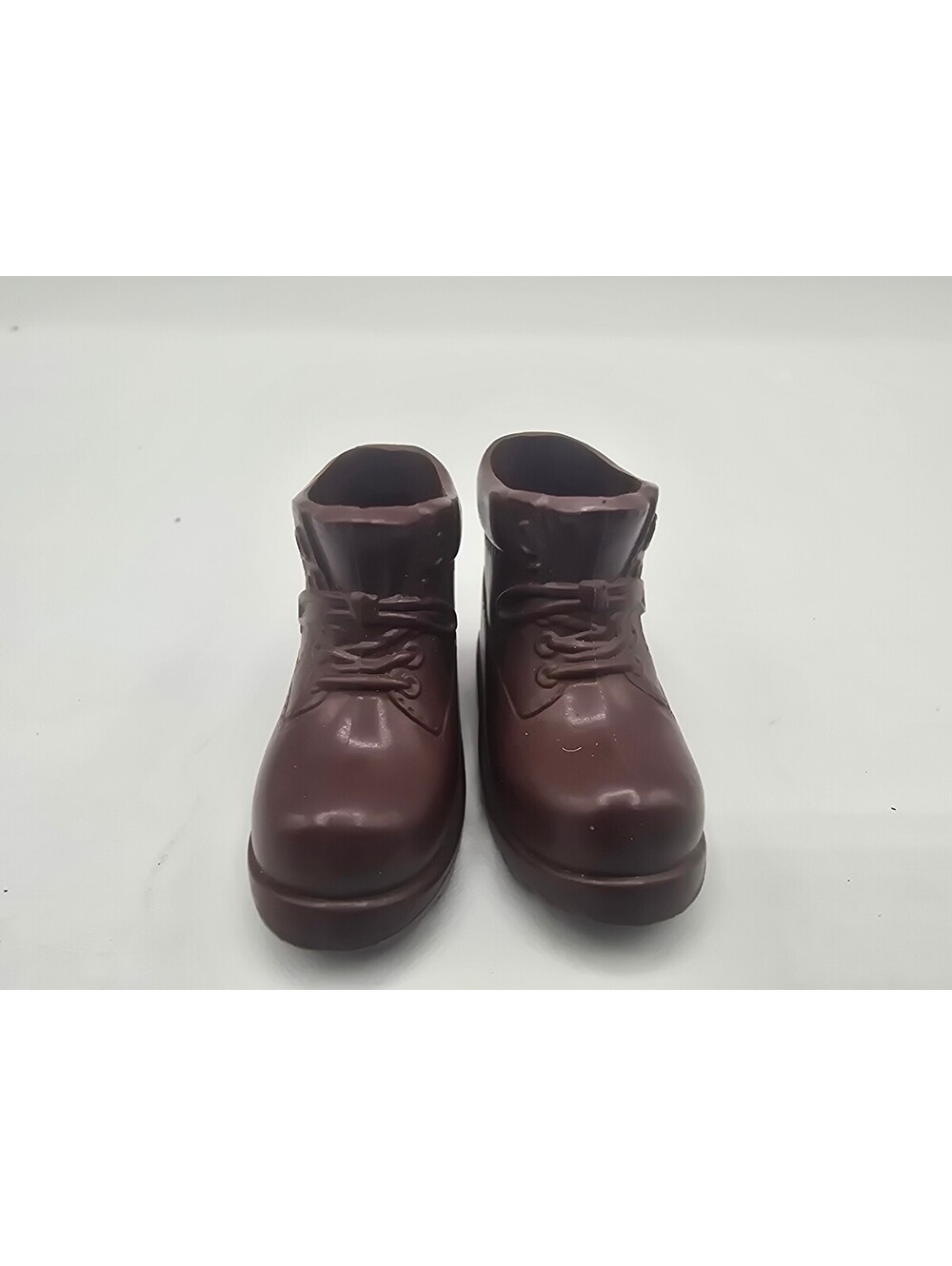 Vintage boy doll brown lace up boots